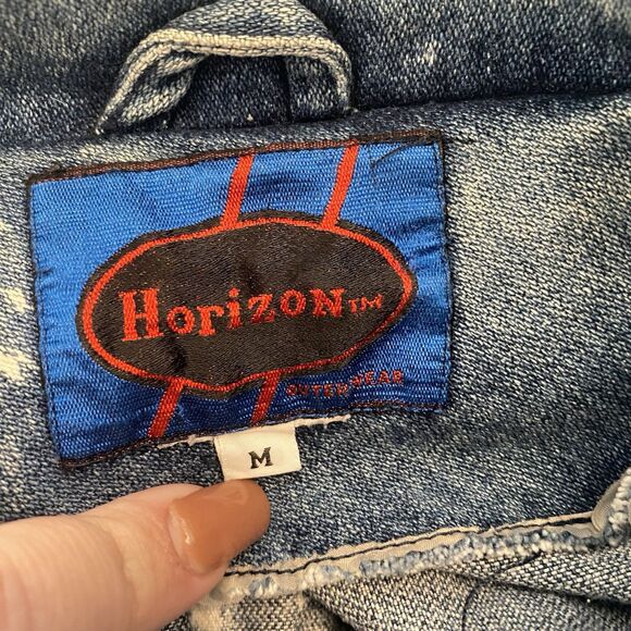 Horizon Outerwear Vintage Jean Jacket Size Medium - Picture 15 of 16